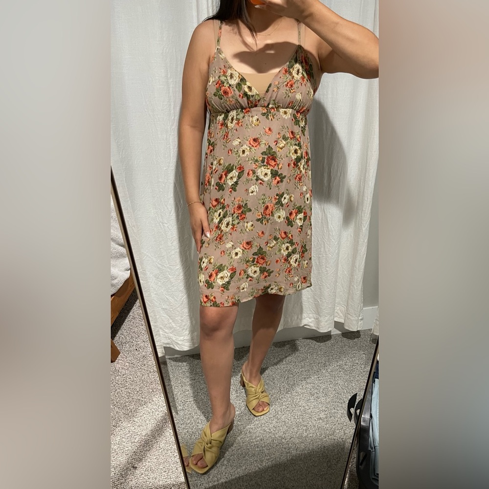 Floral print dress